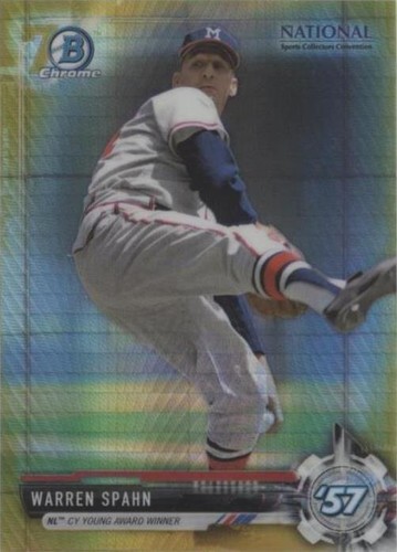 2017 Topps National Convention - Warren Spahn #BNR-WS
