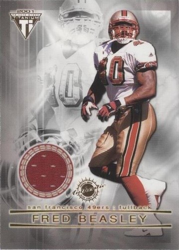2001 Pacific Private Stock Titanium Fred Beasley Paul Smith #118