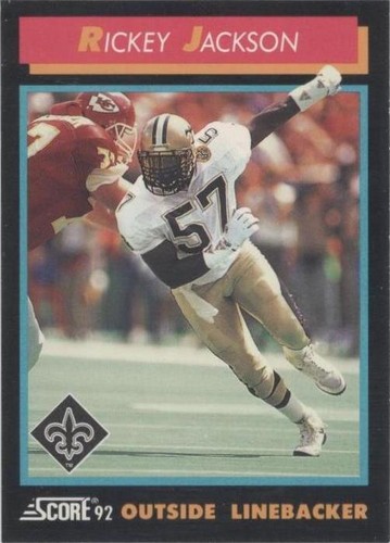 1992 Score Rickey Jackson #341