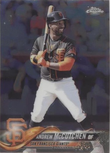 2018 Topps Chrome - Andrew McCutchen #74