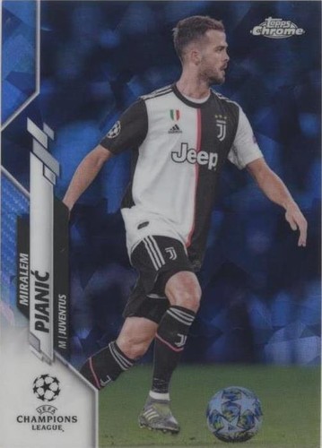 2019-20 Topps Chrome UCL Sapphire Edition Miralem Pjanic #9