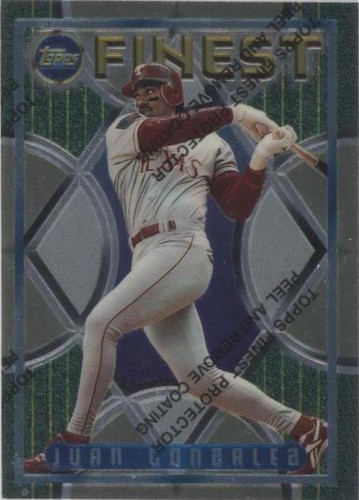 1995 Topps Finest - Juan González #158