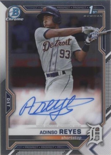 2021 Bowman - Adinso Reyes #CPA-ARE