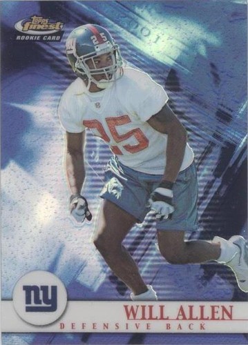 2001 Topps Finest Will Allen #118