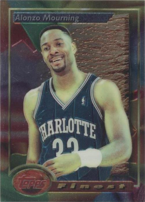 Topps Finest 1993-94 - Alonzo Mourning #201
