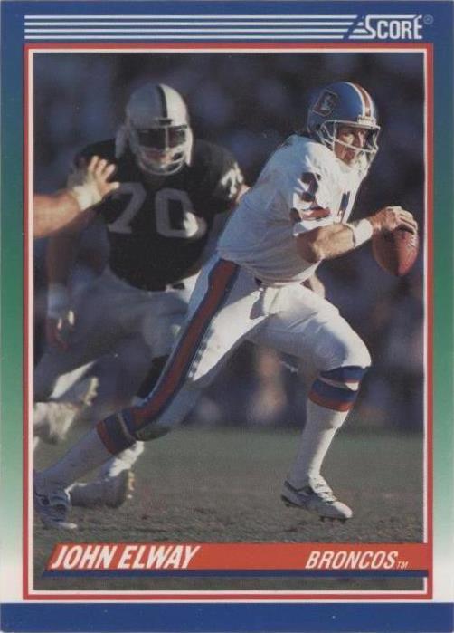 1990 Pontuação 100 Jogadores Mais Quentes John Elway #10