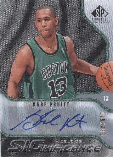 2009-10 SP Signature Edition - Gabe Pruitt #S-GP