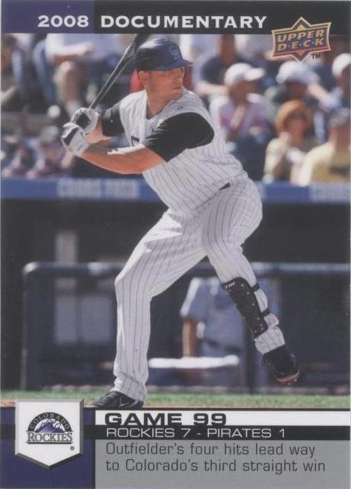 2008 Upper Deck Documentary - Matt Holliday #2799