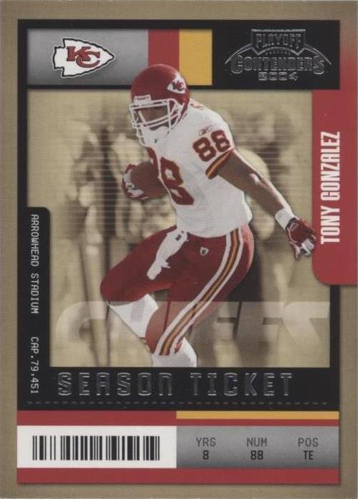 Playoff Contenders 2004 Tony Gonzalez #50