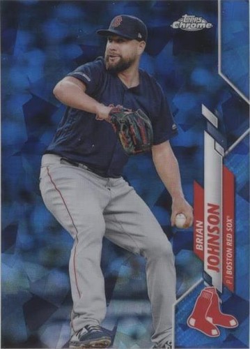 2020 Topps Chrome Update Series Sapphire Edition - Brian Johnson #U-89