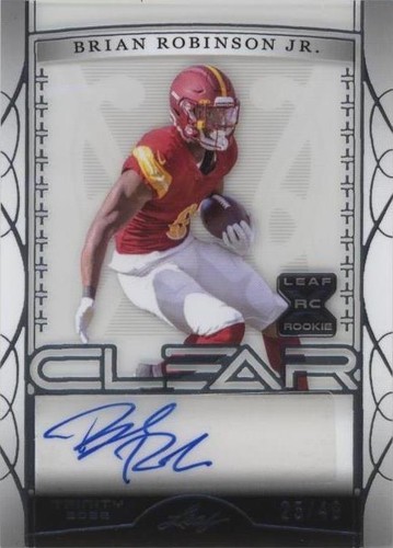 2022 Leaf Trinity Brian Robinson Jr. #CA-BRJ