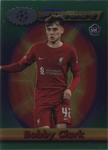 2022-23 Topps Finest UCL Liverpool RC Bobby Clark Autograph