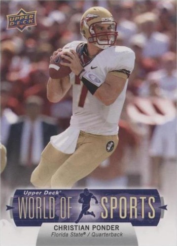 2011 Upper Deck World of Sports Christian Ponder #104