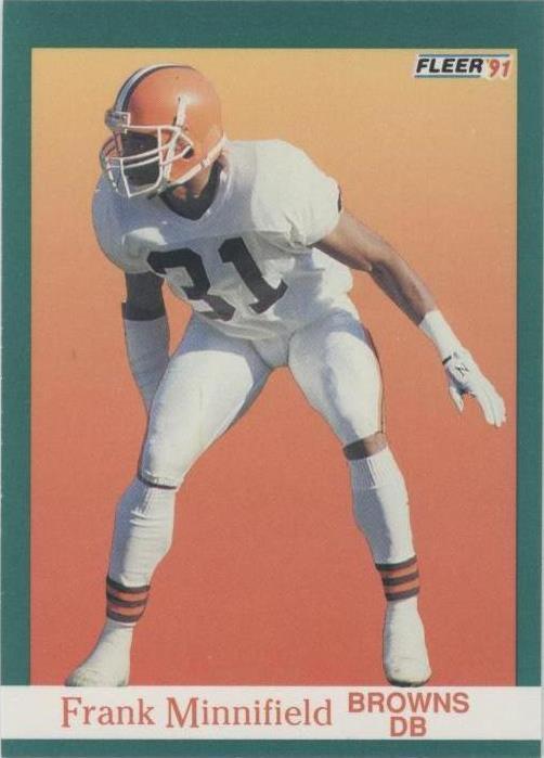1991 Fleer Frank Minnifield #40