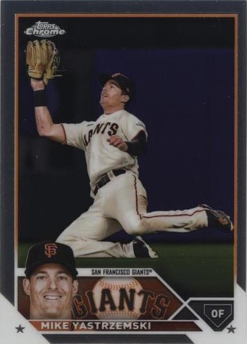 2023 Topps Chrome - Mike Yastrzemski #111