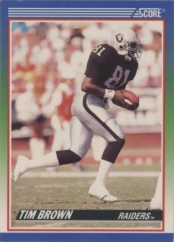 1990 Score Tim Brown #373
