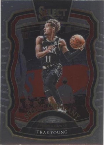 TRAE YOUNG 2024-25 SELECT COURTSIDE RED WAVE PRIZM HAWKS