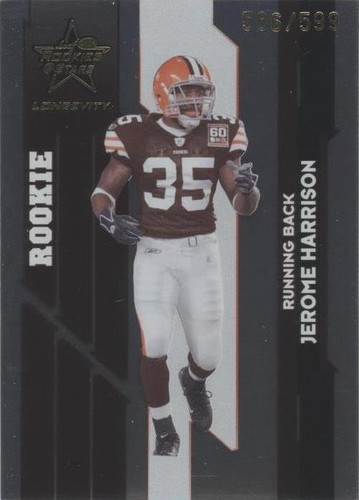 2006 Leaf Rookies & Stars Longevity Jerome Harrison #210