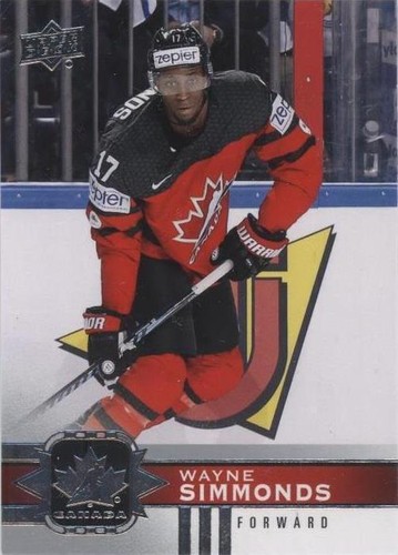 2017-18 Upper Deck Canadian Tire Team Canada - Wayne Simmonds #114