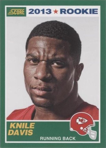 2013 Score Knile Davis #400