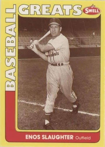 1991 Swell Baseball Greats - Enos Slaughter #84