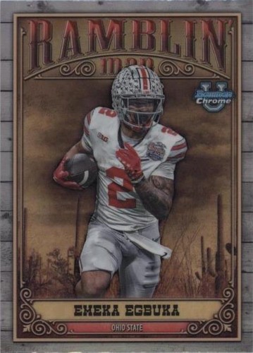 2023 Bowman University Chrome Emeka Egbuka #RM-11