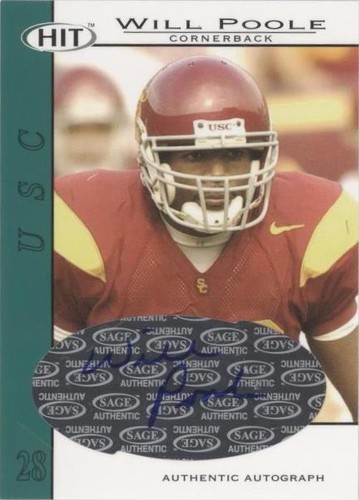 2004 SAGE Hit Will Poole #A28