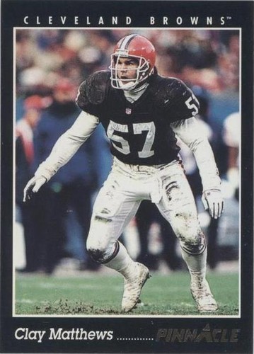 1993 Pinnacle Clay Matthews #261