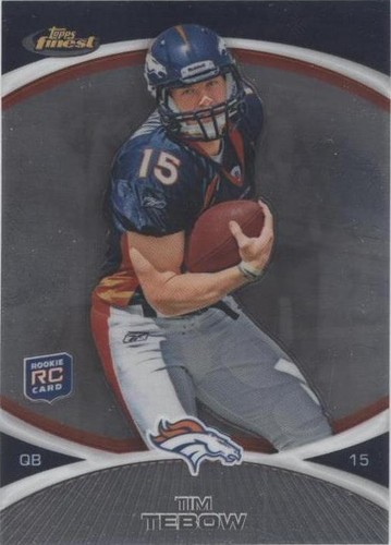 2010 Topps Finest Tim Tebow #100