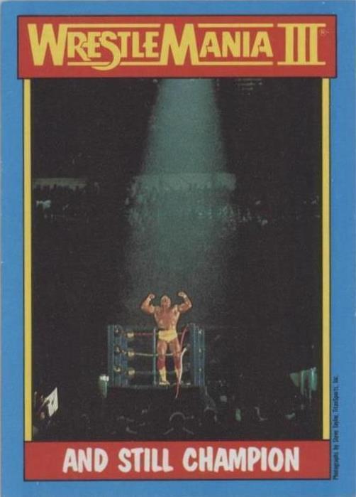 1987 Topps WWF - Hulk Hogan #56