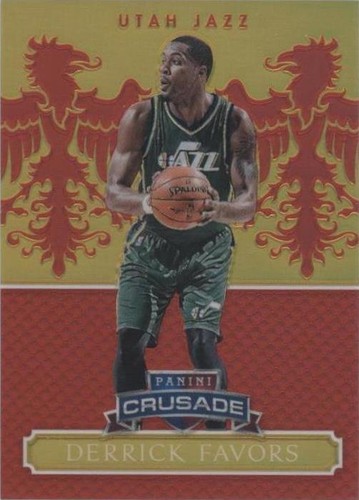2014-15 Panini Excalibur - Derrick Favors #81