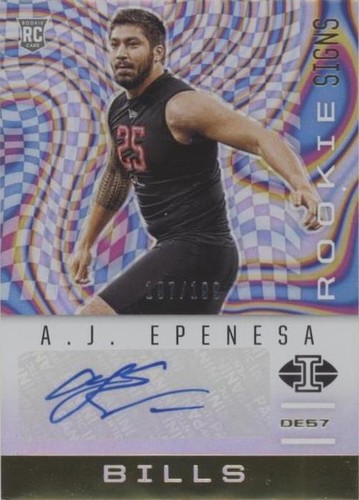2020 Panini Illusions A. J. Epenesa #RS17