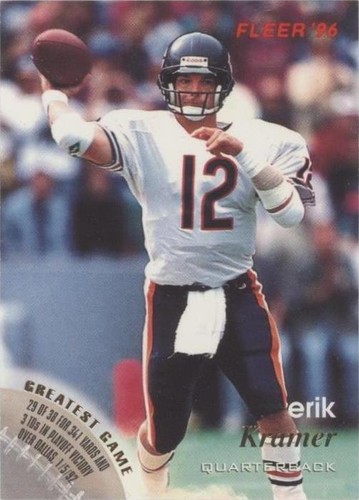 1996 Fleer Erik Kramer #25