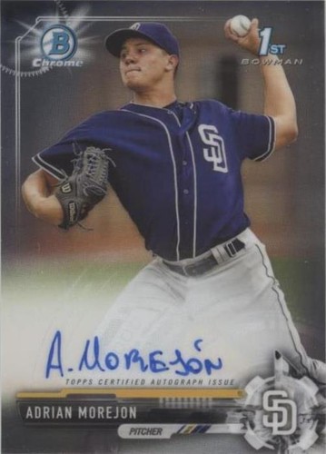 2017 Bowman Chrome - Adrian Morejon #CPA-AM
