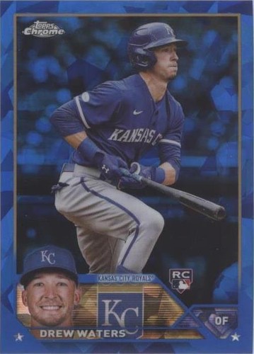 2023 Topps Chrome Sapphire Edition - Drew Waters #543