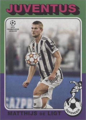 2021-22 Topps UCL Collection Matthijs de Ligt #75-10
