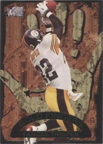 1996 Fleer Metal Yancey Thigpen #10