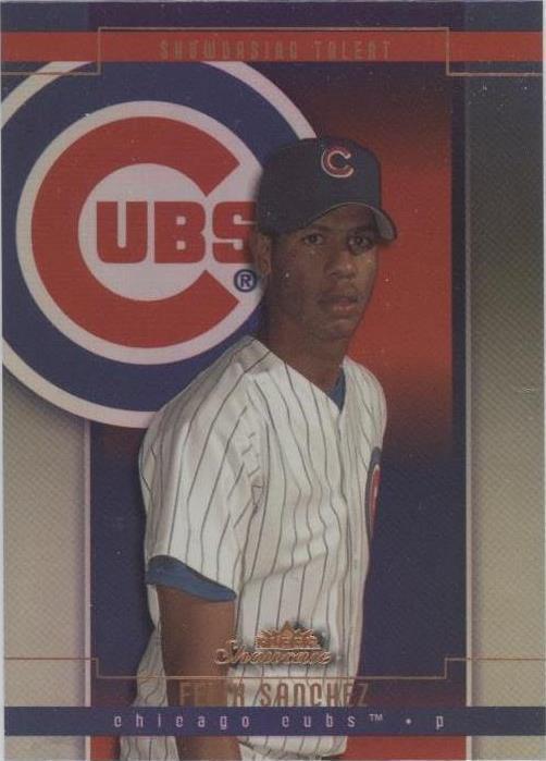 2004 Fleer Showcase - Felix Sanchez #115