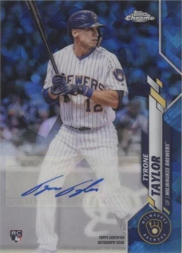 2020 Topps Chrome Update Series Sapphire Edition - Tyrone Taylor #RA-TT
