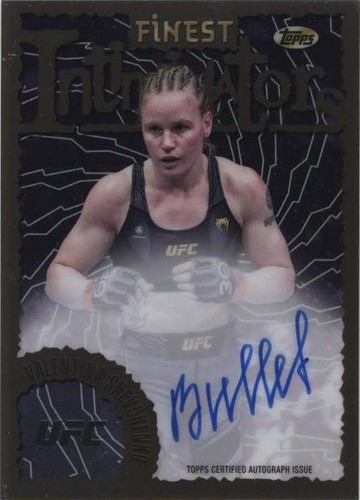 2024 Topps Finest UFC Valentina Shevchenko Intimidators #INT