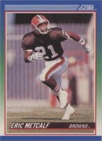 1990 Score Eric Metcalf #30