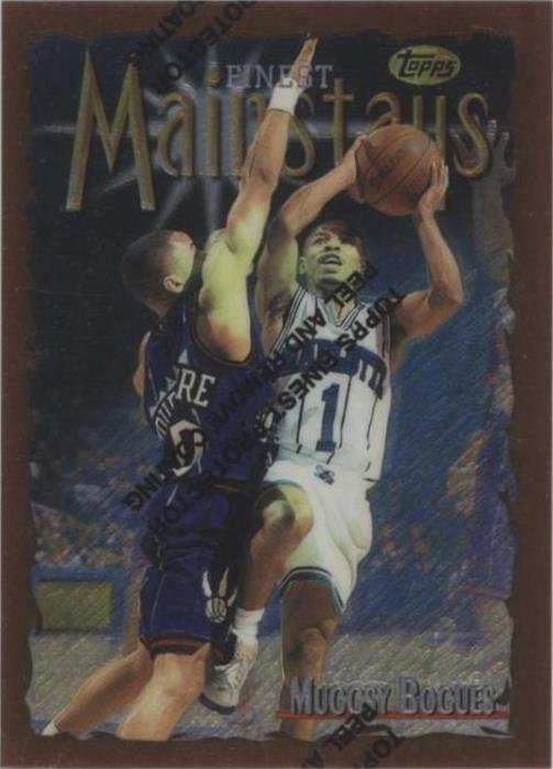 1996-97 Topps Finest - Muggsy Bogues #154