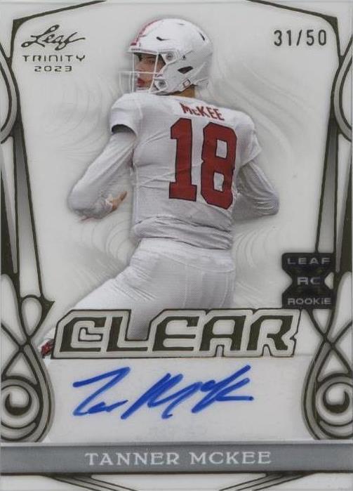 2023 Leaf Trinity Tanner McKee #CA-TM1