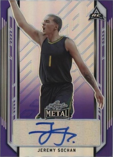 2021-22 Leaf Metal - Jeremy Sochan #BA-JS3