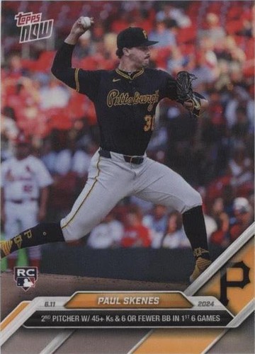 2024 Topps Now - Paul Skenes #288