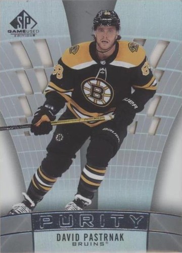 2021-22 Upper Deck SP Game Used - David Pastrnak #P-29