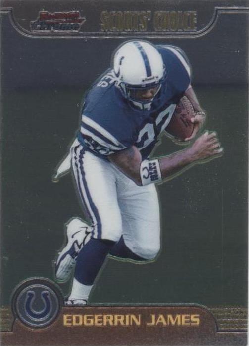 Bowman Chrome Edgerrin James 1999 #SC3