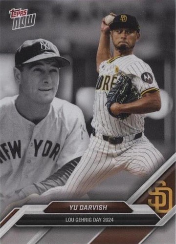 2024 Topps Now Lou Gehrig Day - Yu Darvish #LGD-29