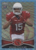 2012 Topps Chrome Michael Floyd #BW-166