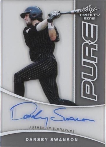 2015 Leaf Trinity - Dansby Swanson #P-DS1
